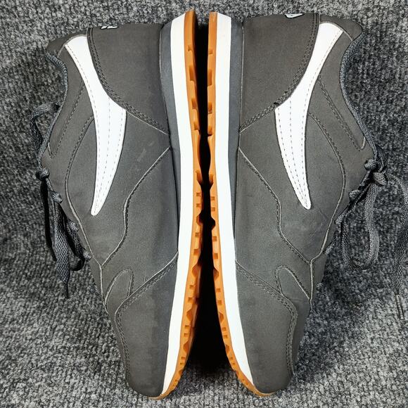 Fila Sneakers Women 5.5 Gray Classic 18 Faux Leather Athletic Walking Running - Picture 4 of 9